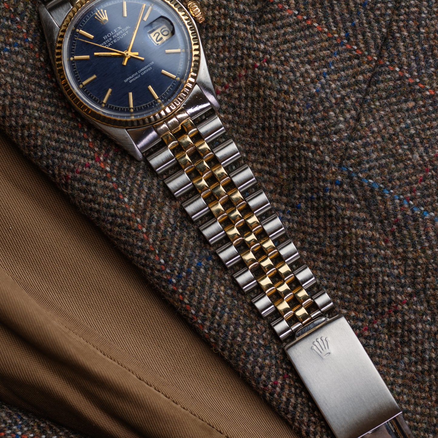 Rolex Datejust 1601 or et acier
