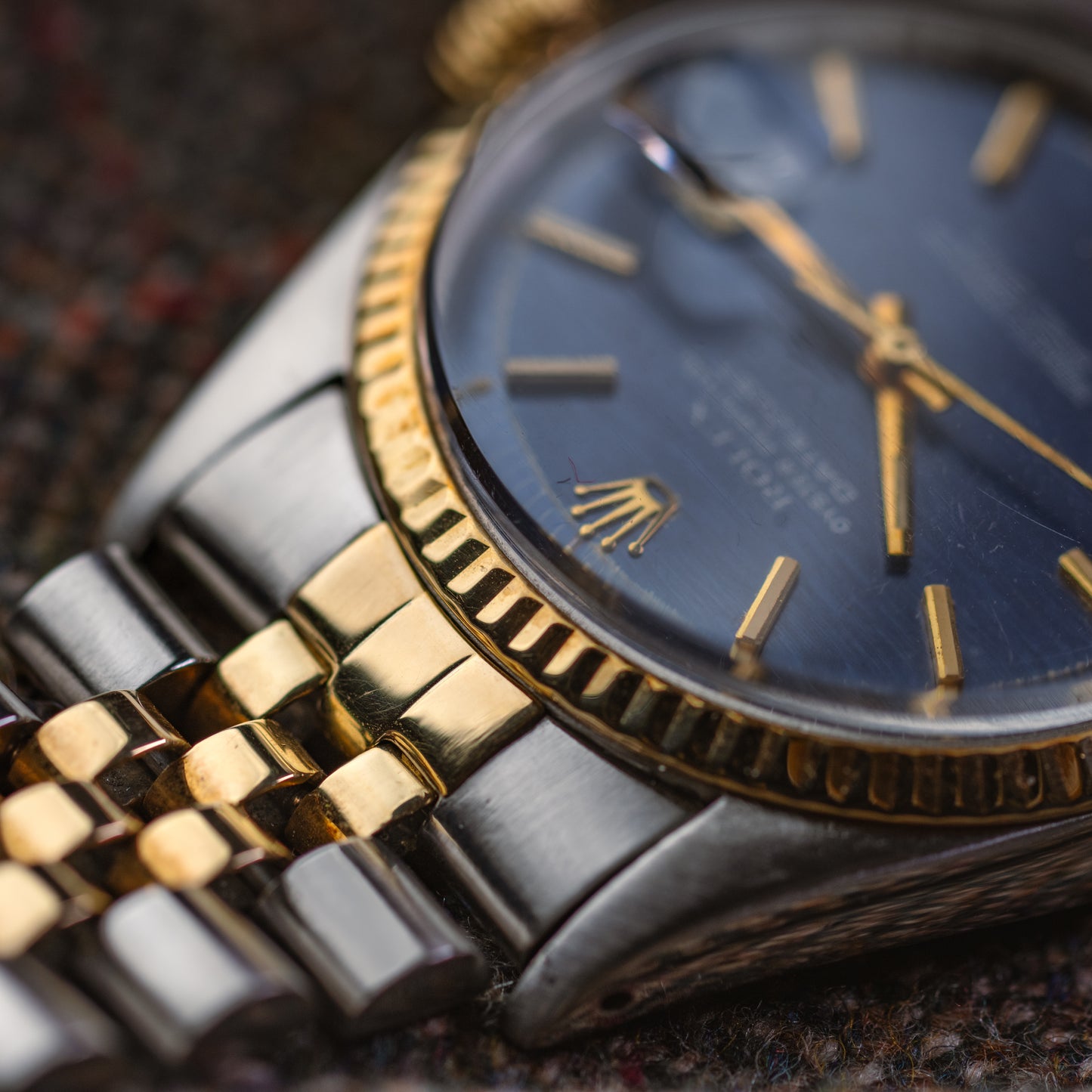 Rolex Datejust 1601 or et acier