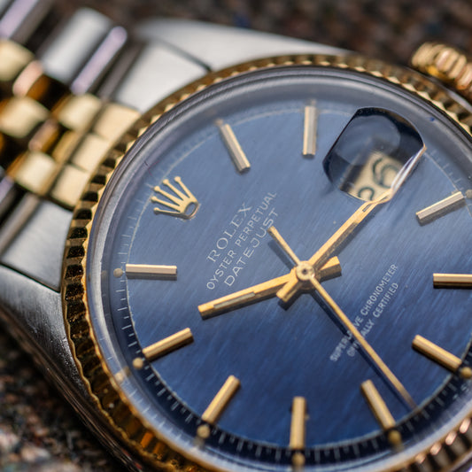 Rolex Datejust 1601 or et acier