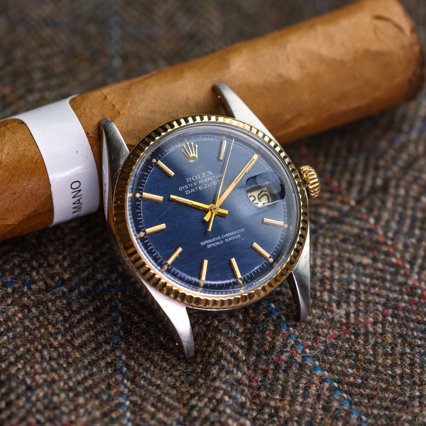 Rolex Datejust 1601 or et acier