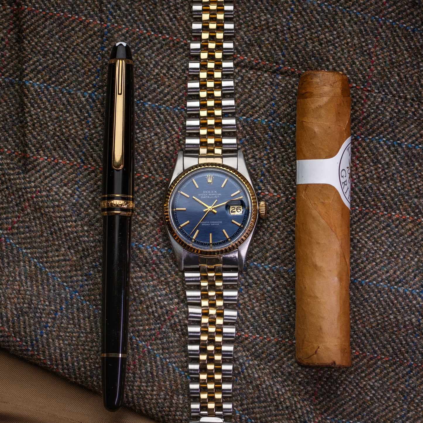 Rolex Datejust 1601 or et acier
