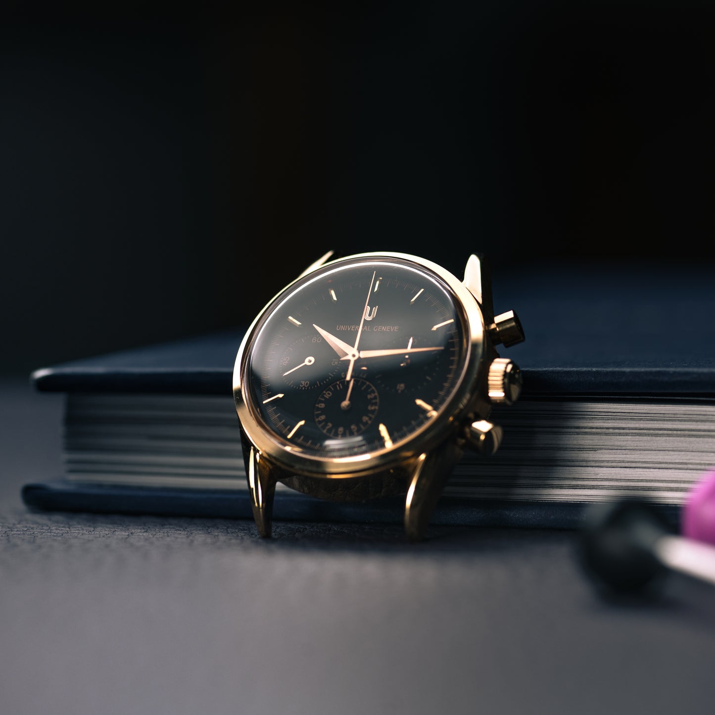 Universal Genève Compax 1950 18k