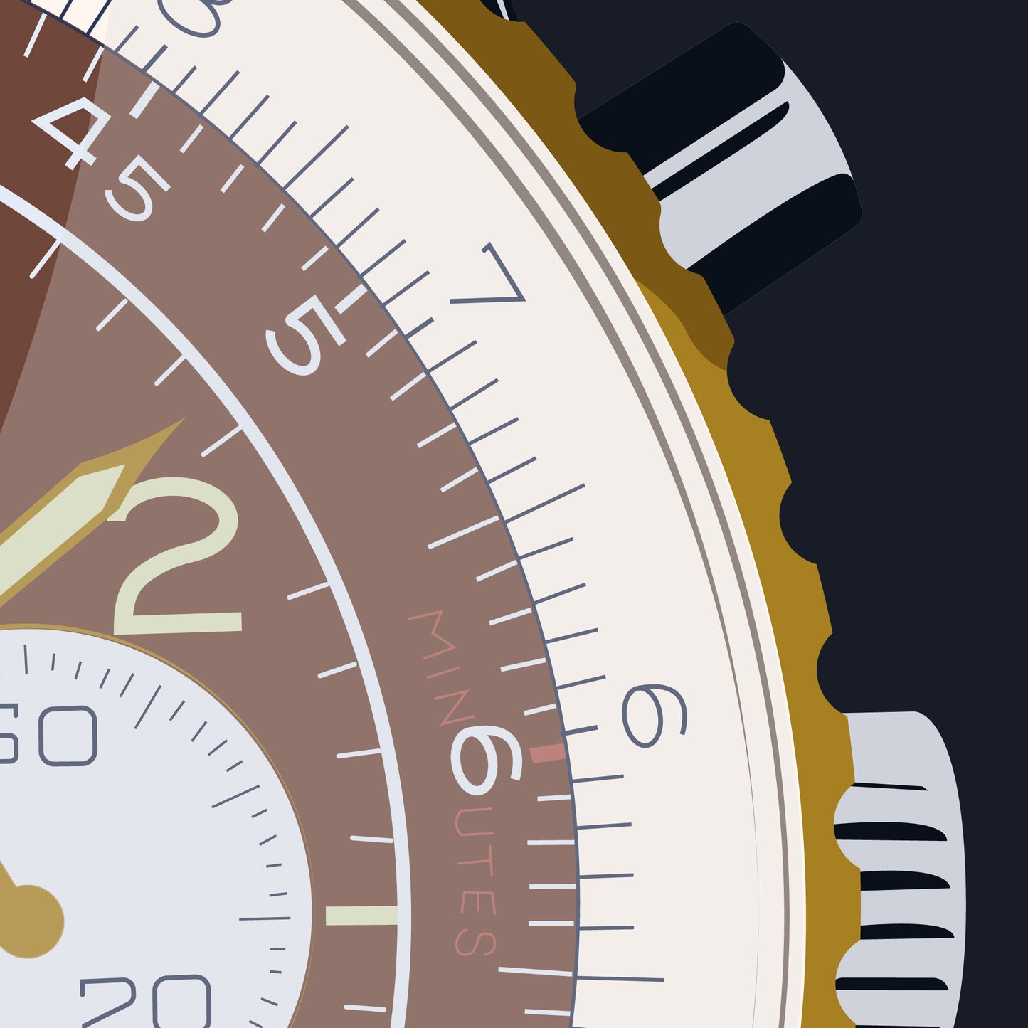 Illustration Breitling Navitimer 92