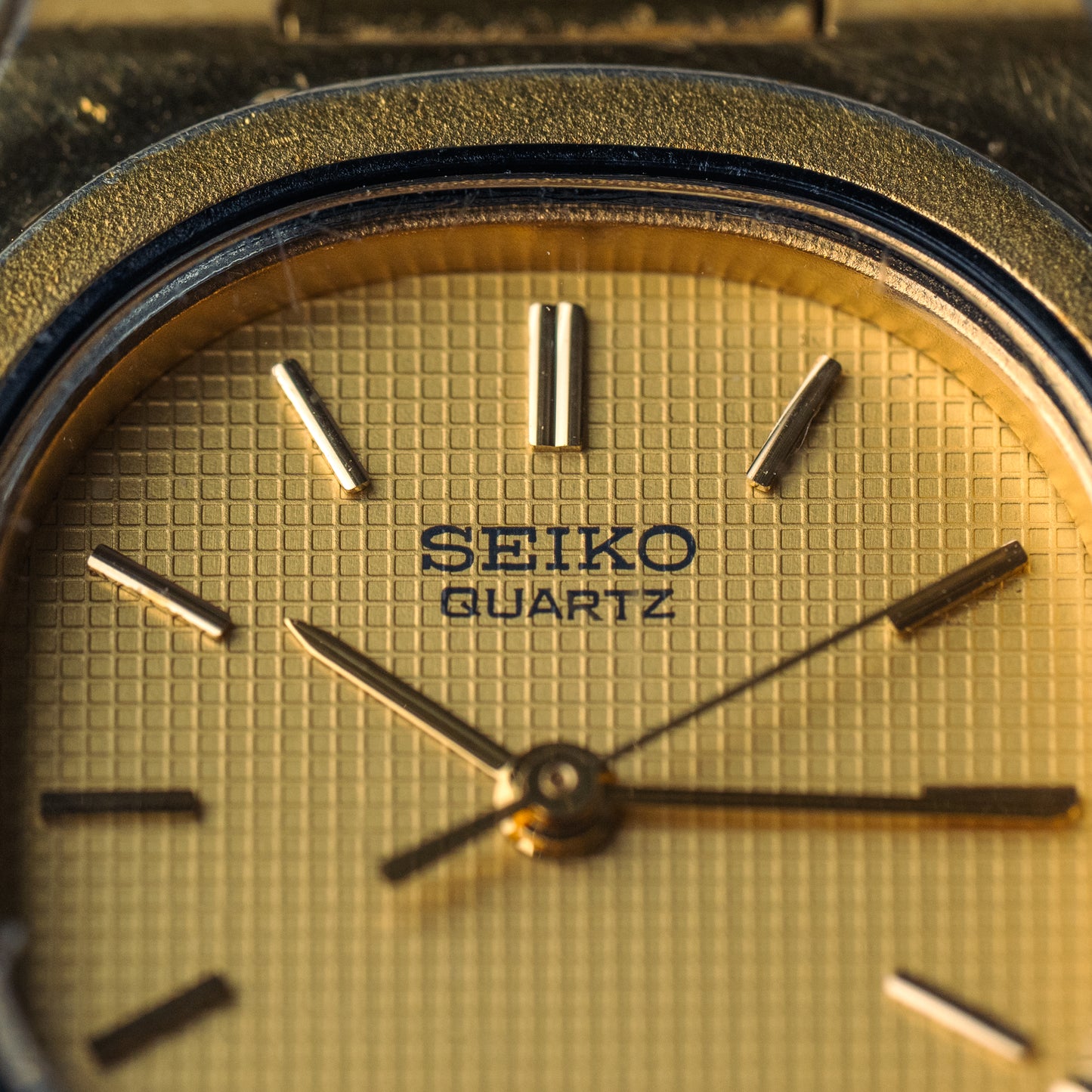 Seiko Quartz plaquée or jaune