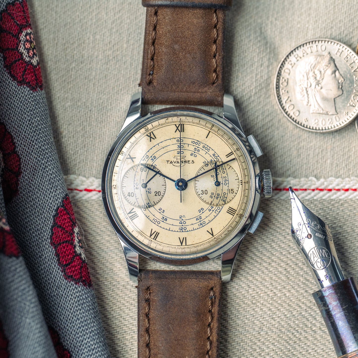 Tavannes Chronographe Bi-Compax