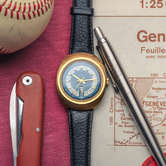 Orano Day Date Bleu NOS