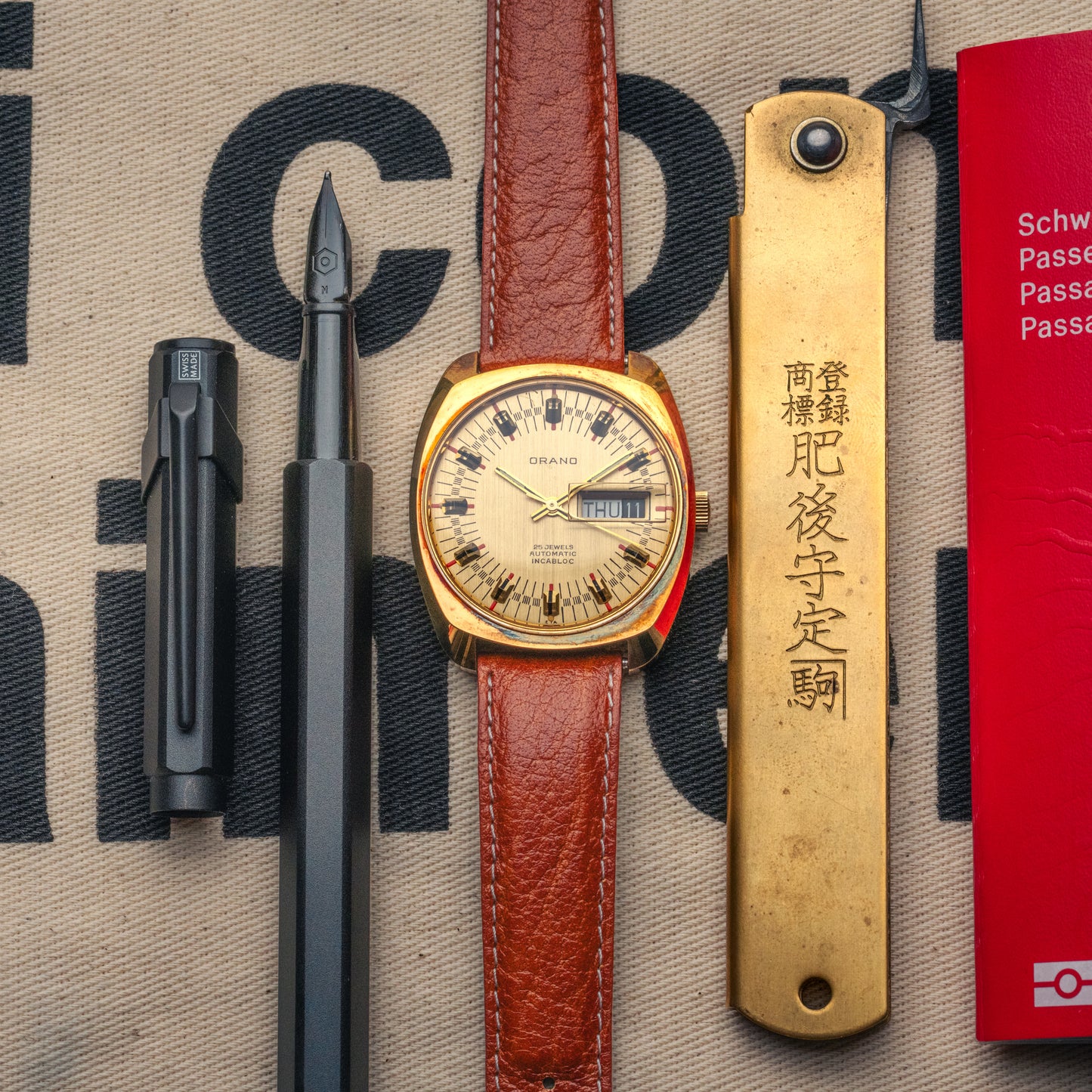 Orano plaquée or NOS