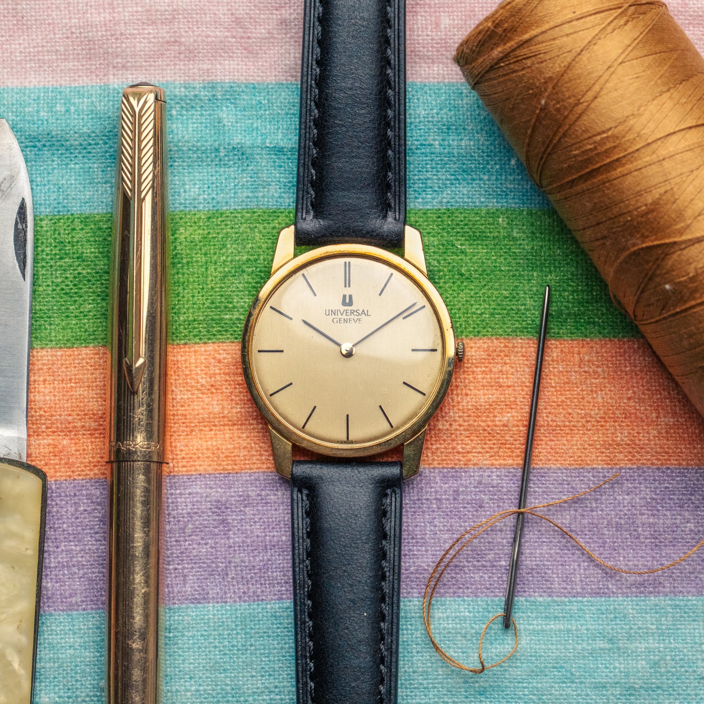 Universal Genève Ultra thin plaquée or