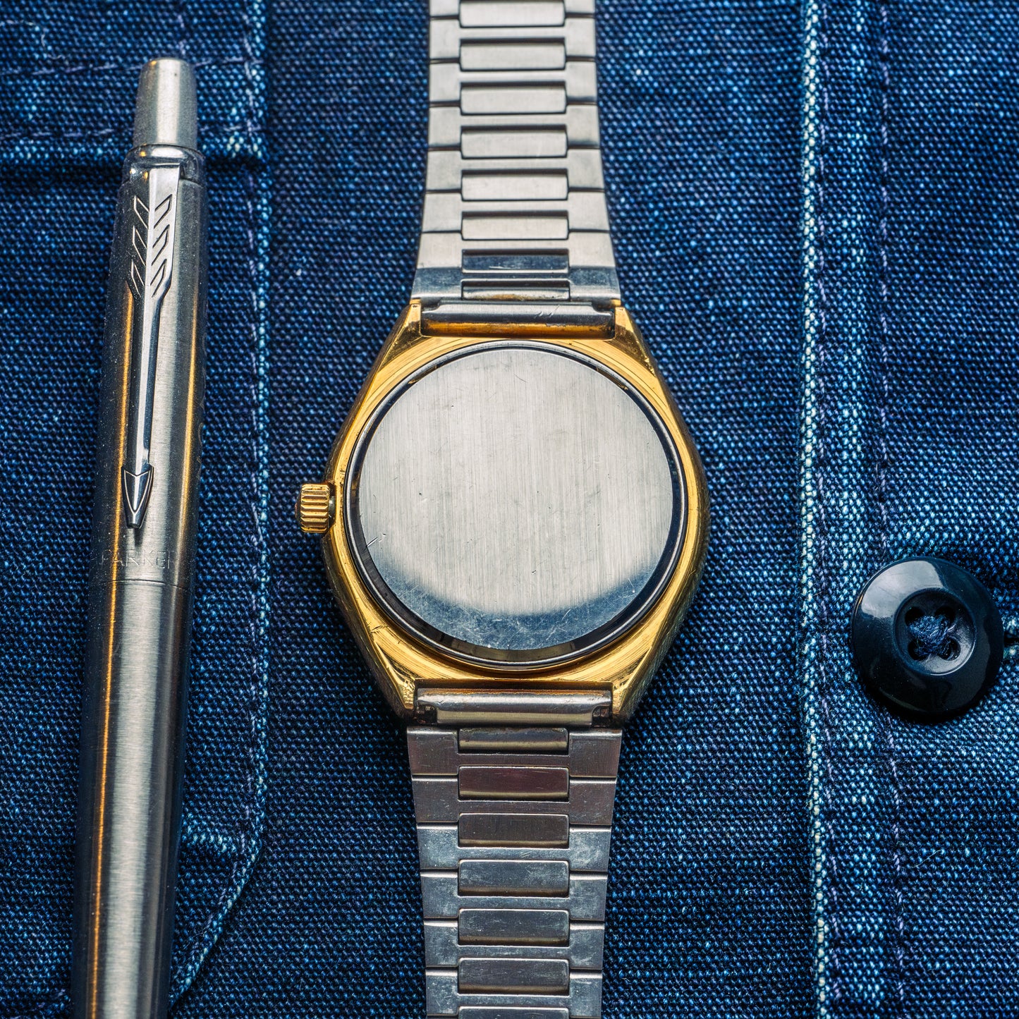 Tissot Seastar quartz plaquée or jaune