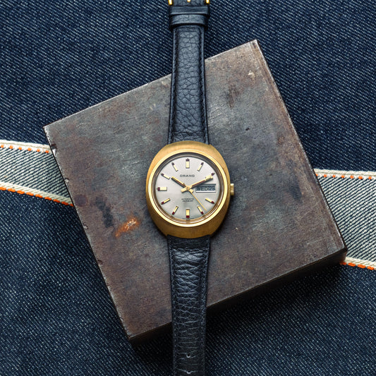 Orano tonneau plaquée or