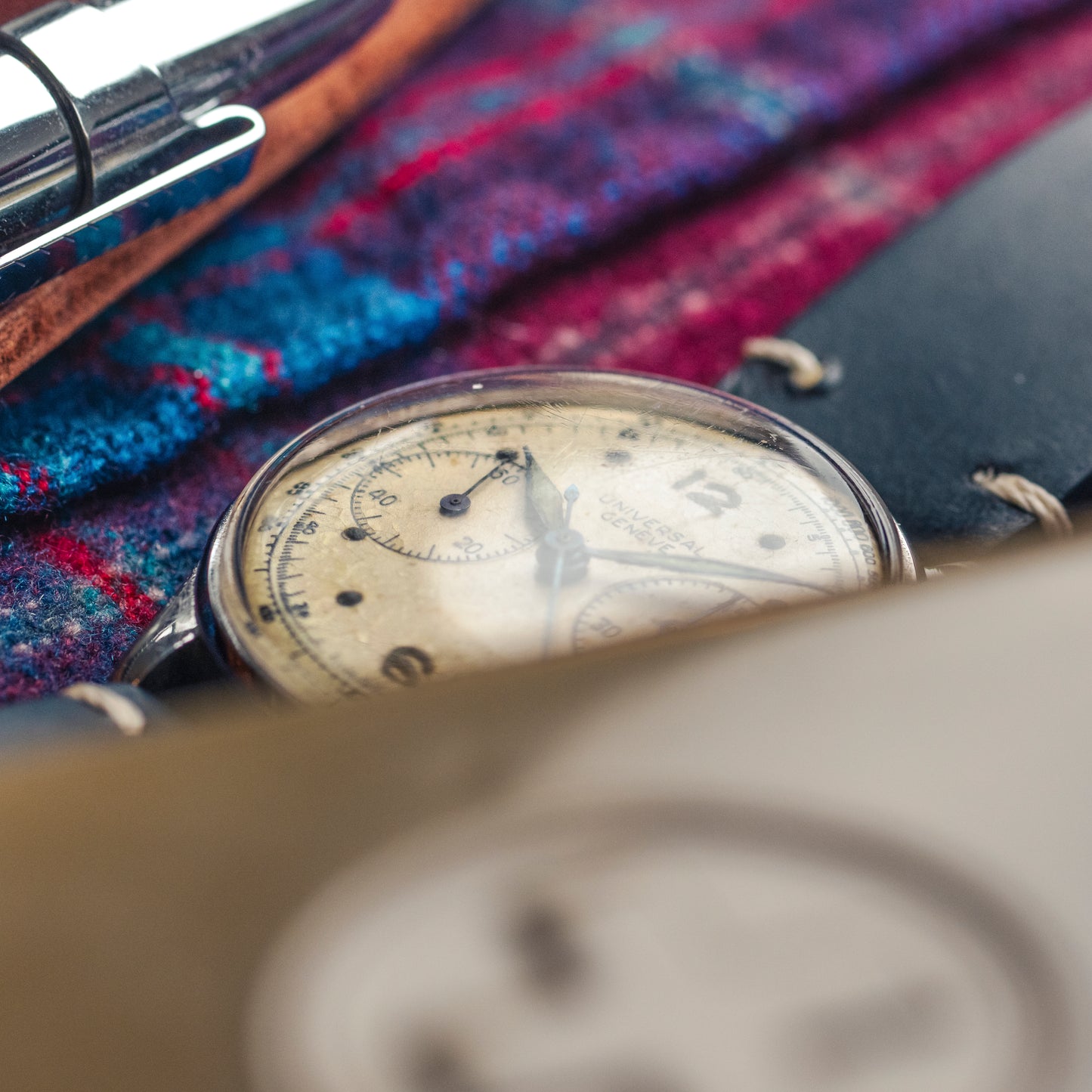 Universal Genève Bi-Compax Acier