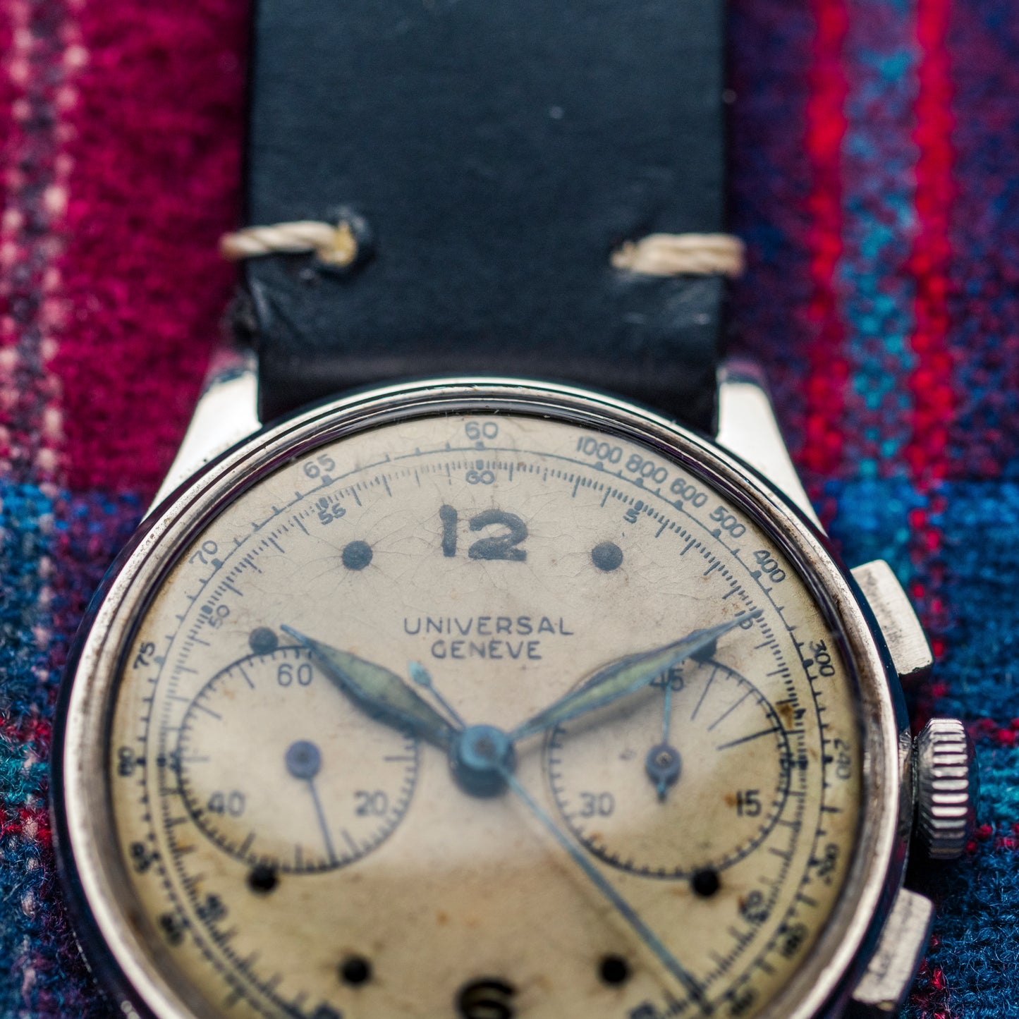 Universal Genève Bi-Compax Acier