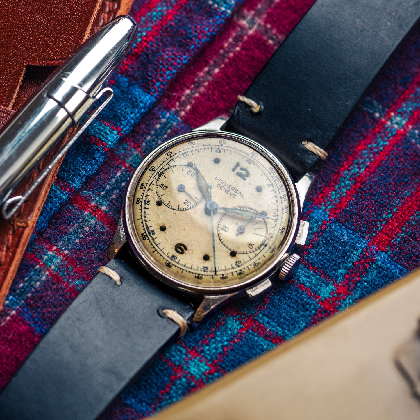 Universal Genève Bi-Compax Acier