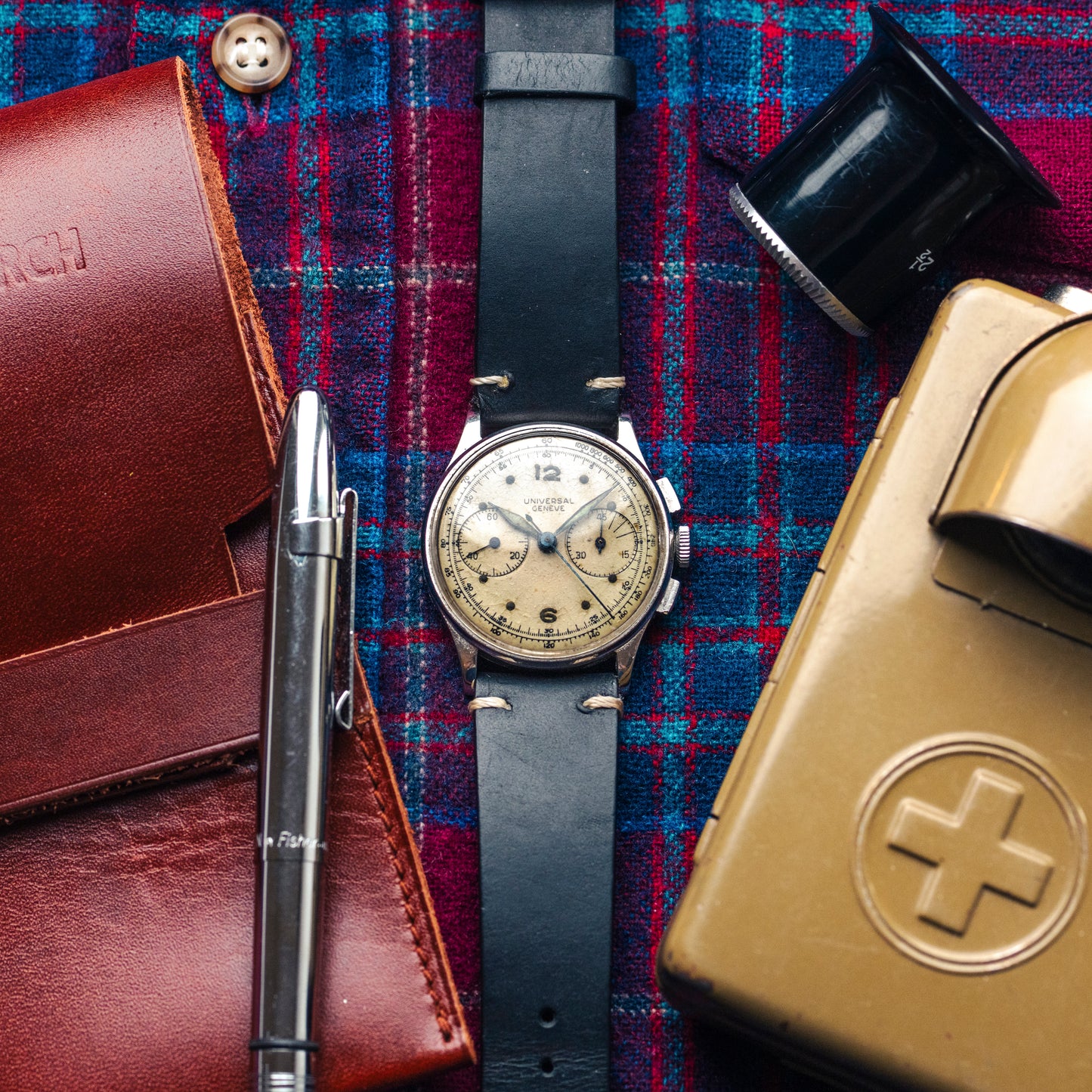 Universal Genève Bi-Compax Acier