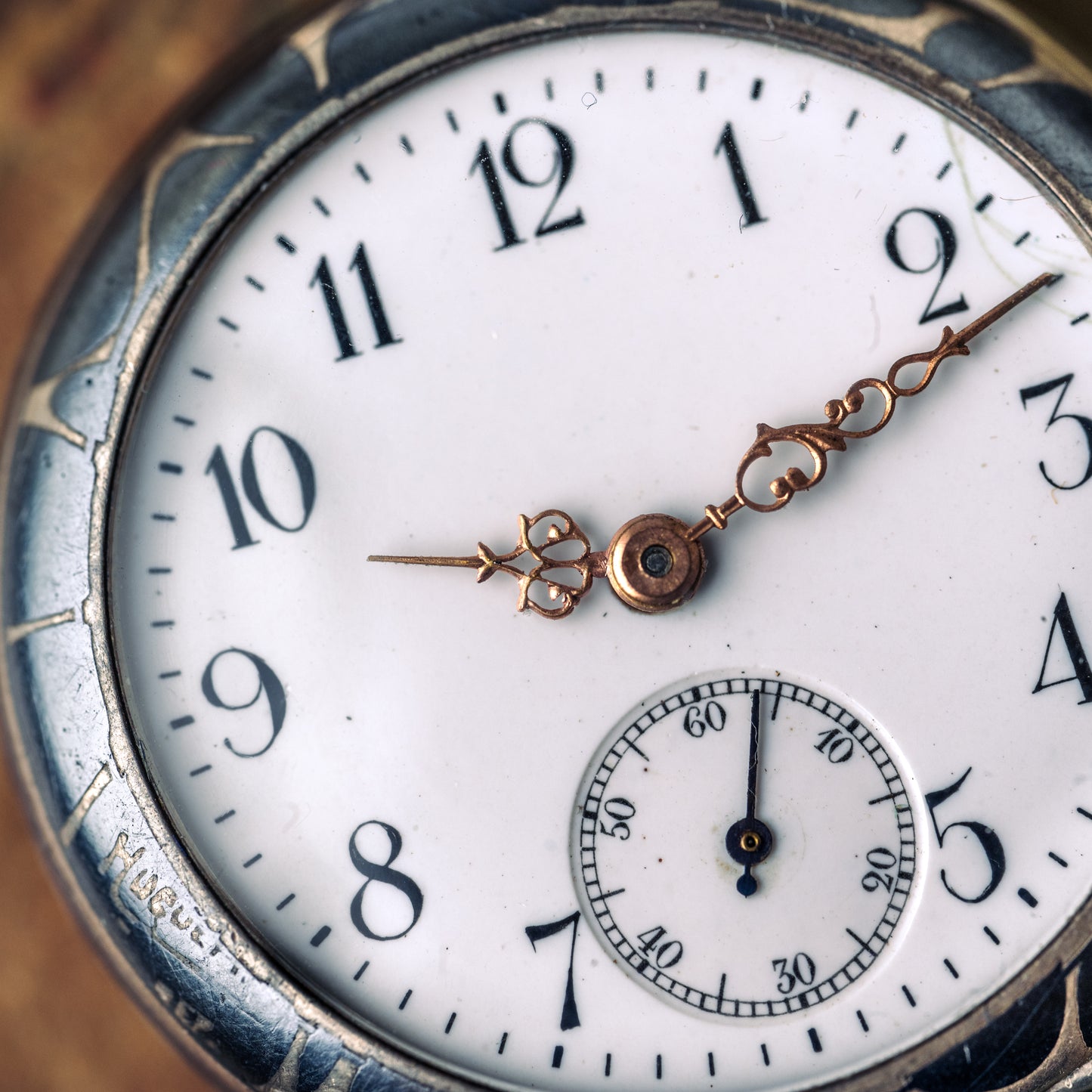 Montre de poche huguenin frères