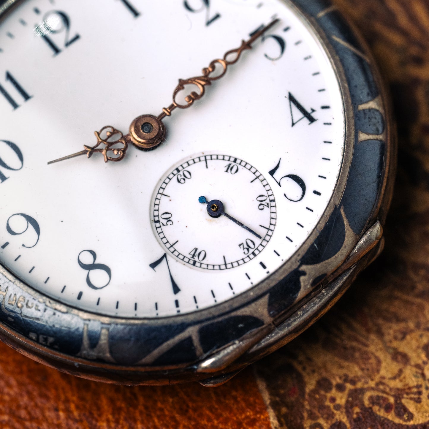 Montre de poche huguenin frères