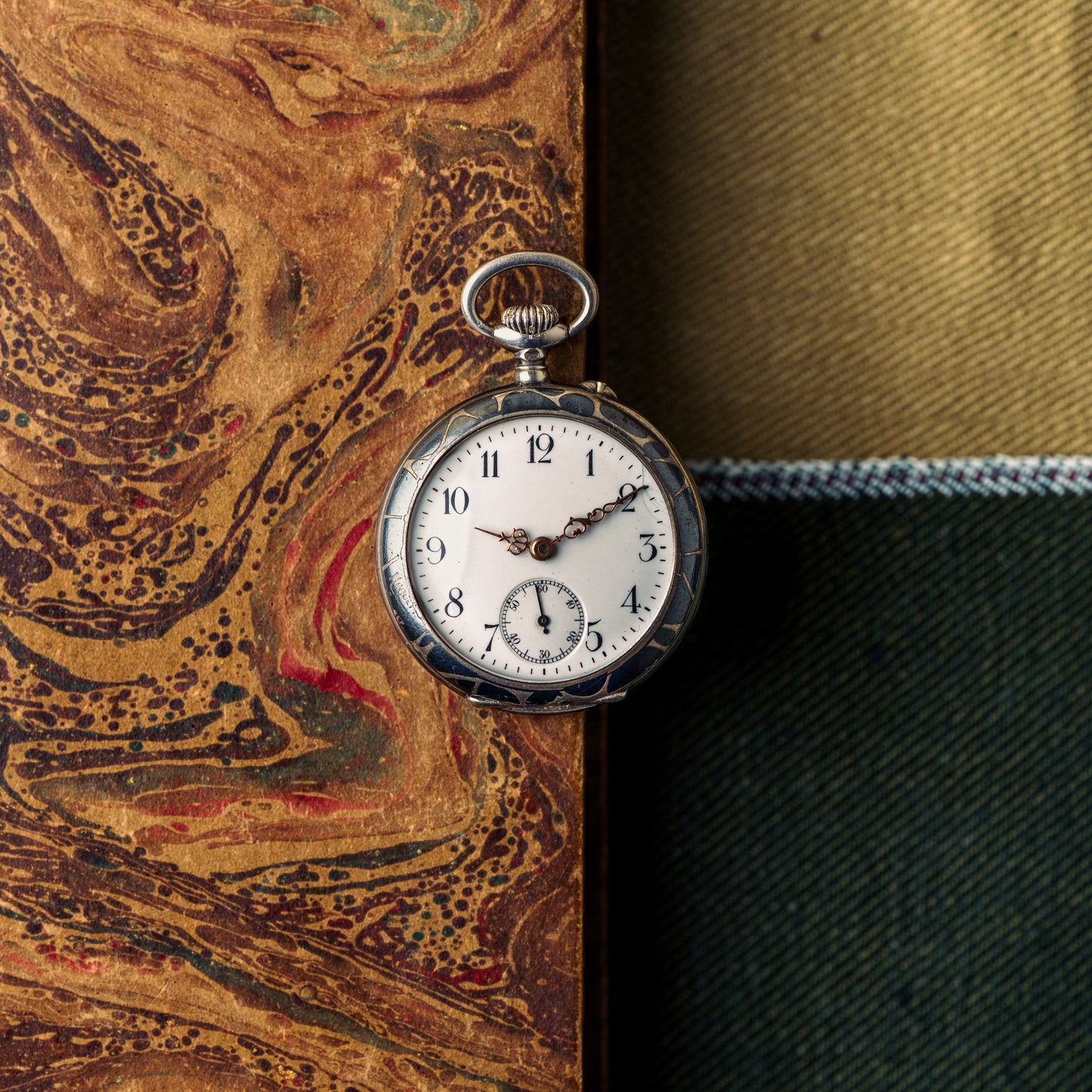 Montre de poche huguenin frères