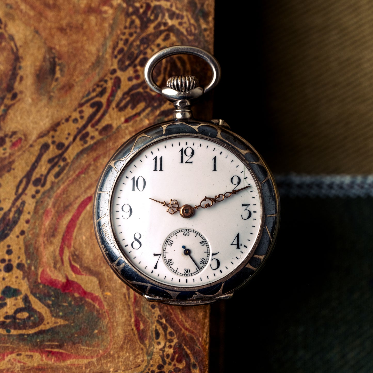Montre de poche huguenin frères