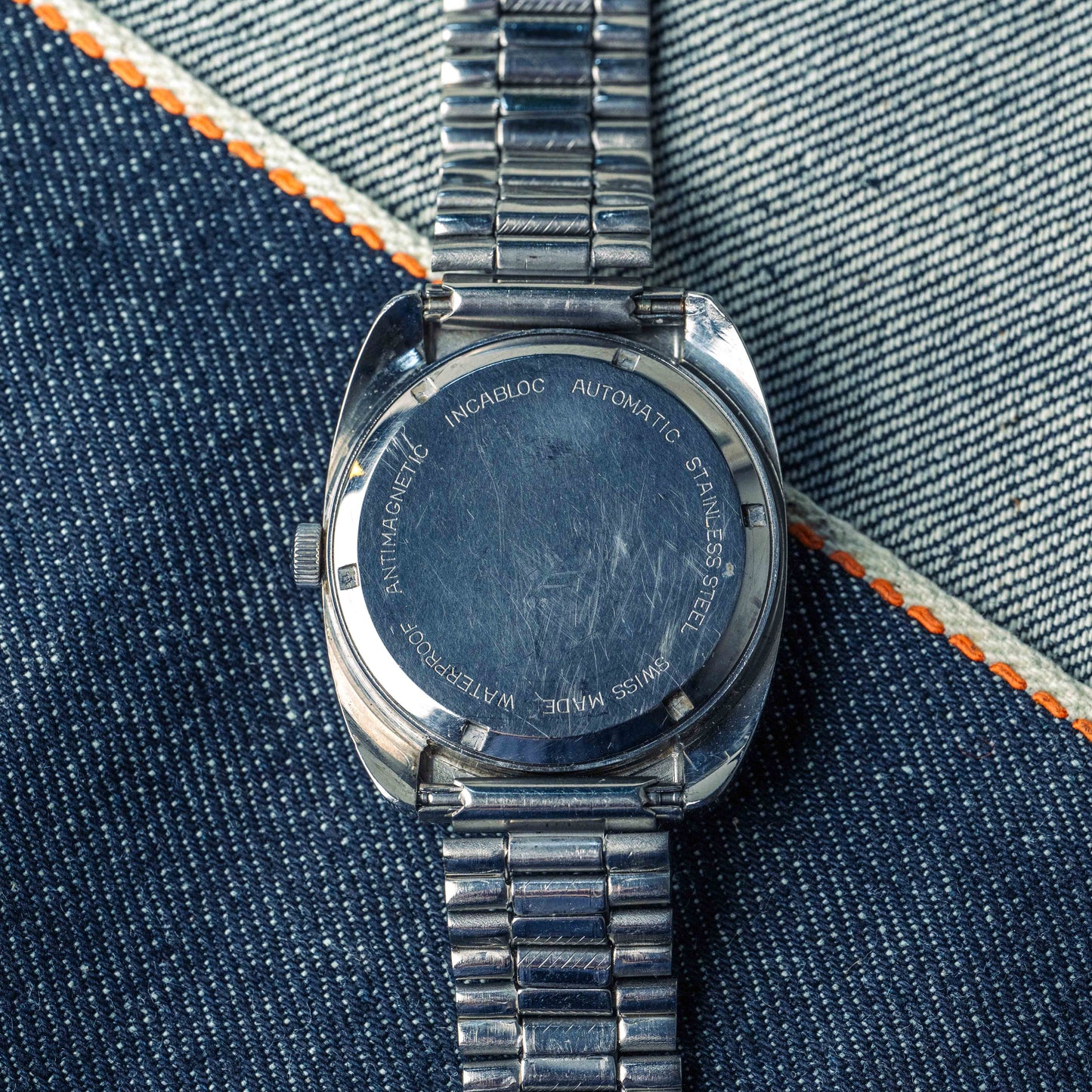 Arola Day/Date cadran bleu