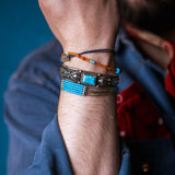 Bracelet Navajo argent et turquoise