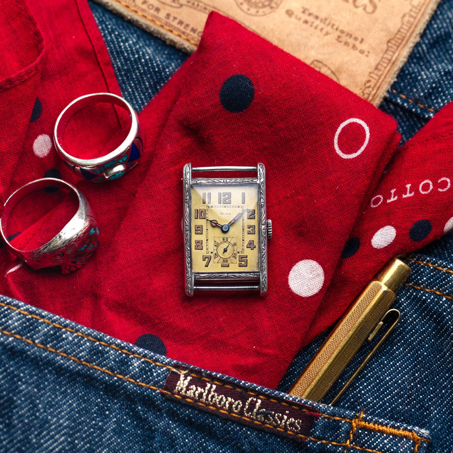 Doxa 1930 en argent 800