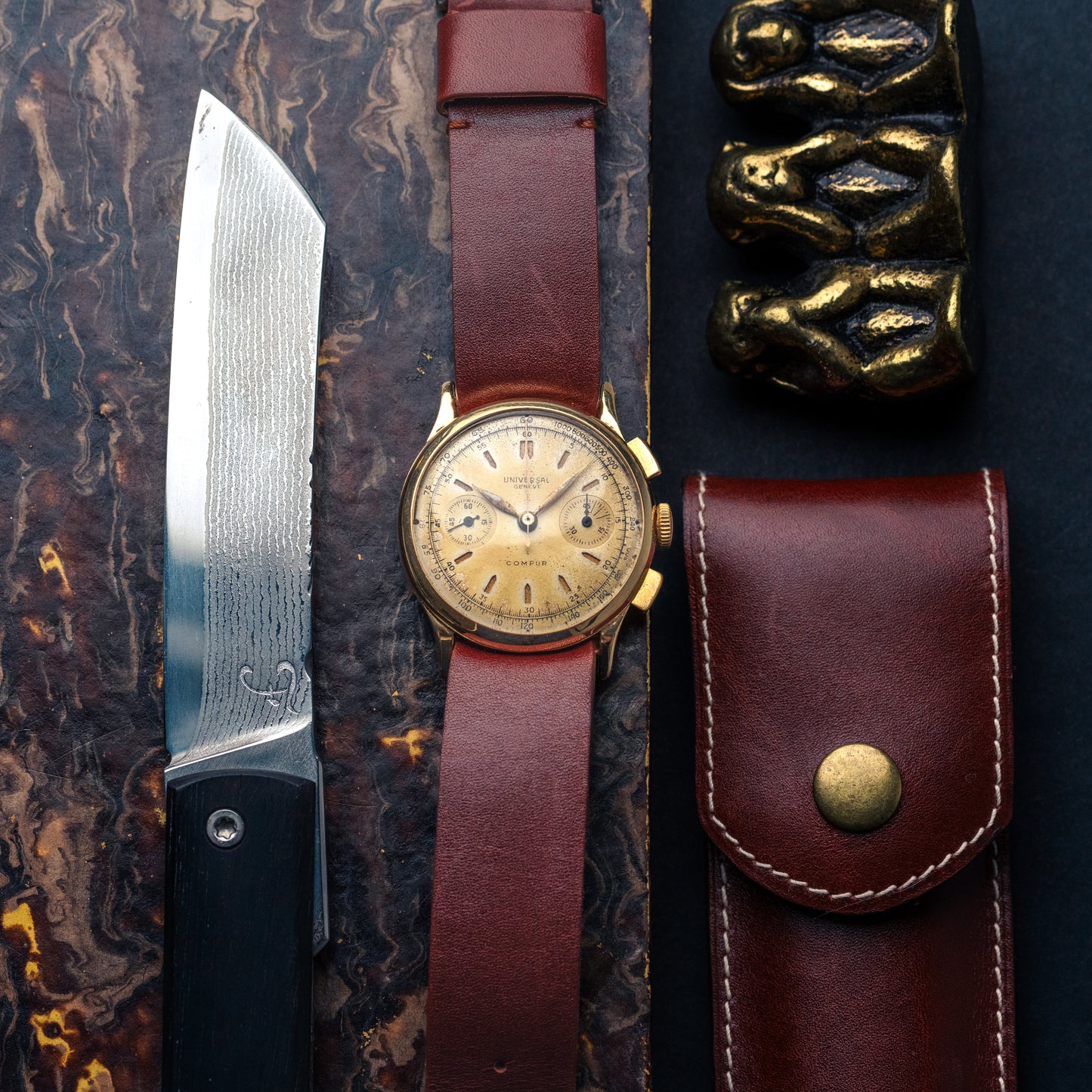 Universal Genève Compur or 18 carats