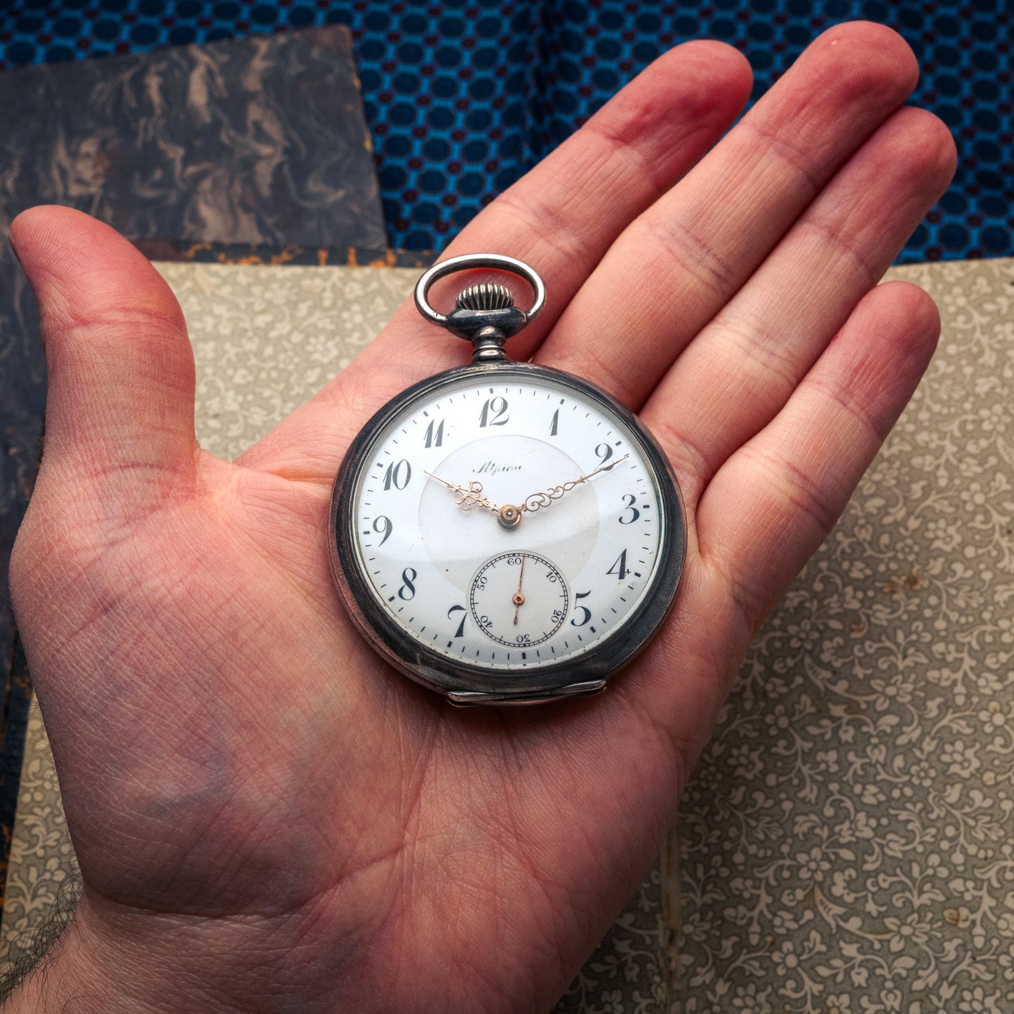 Montre de poche Alpina argent 900