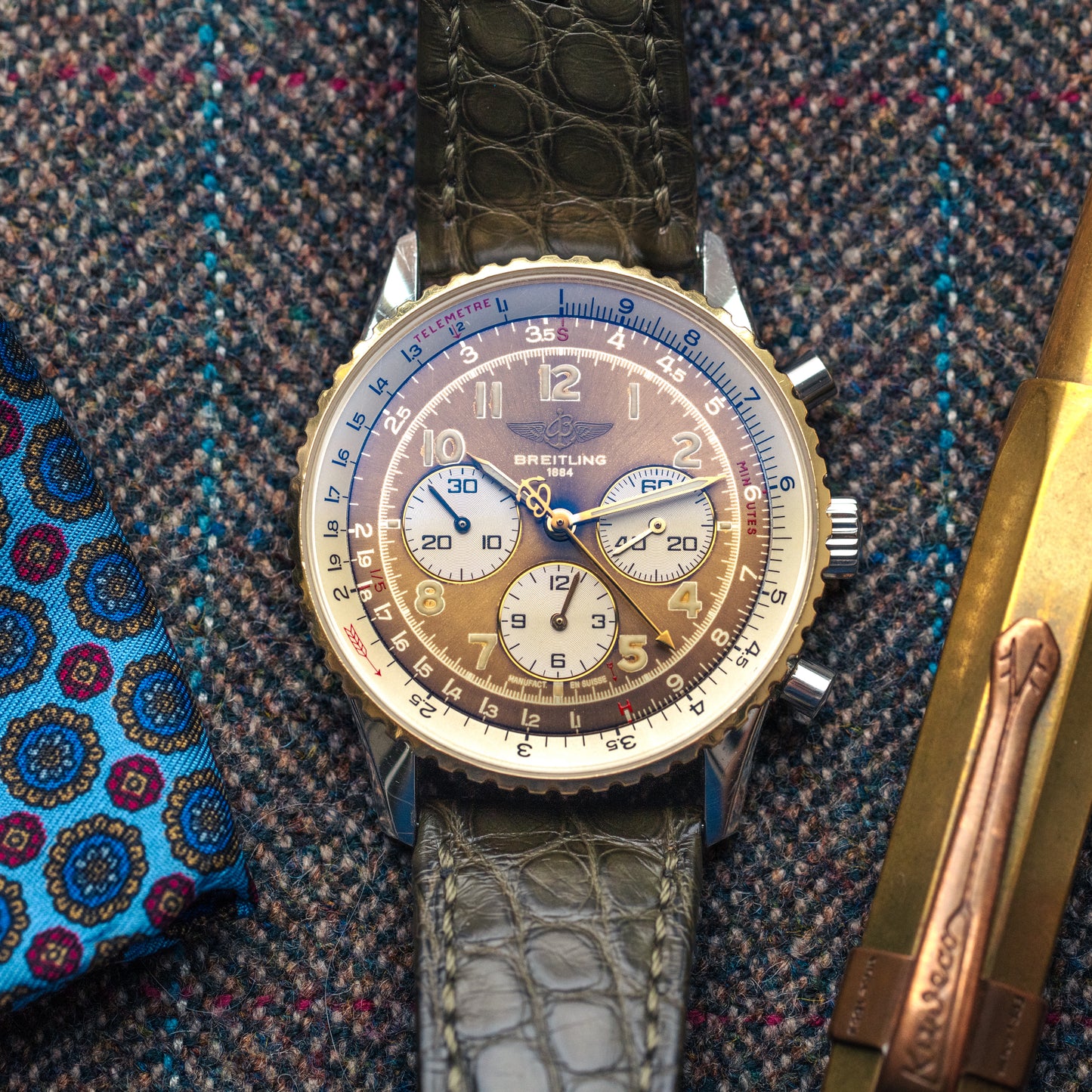 Breitling Navitimer 92 or & acier