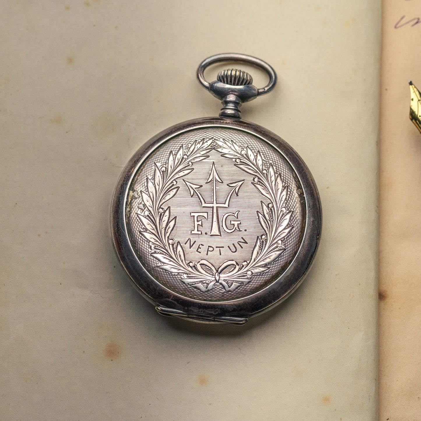 Montre de poche Alpina argent 900