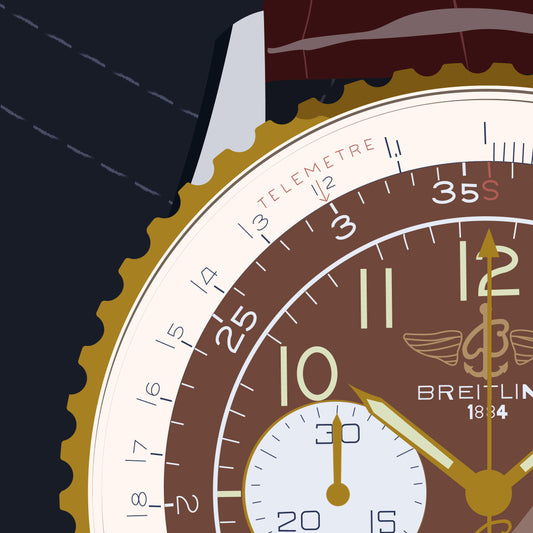 Illustration Breitling Navitimer 92